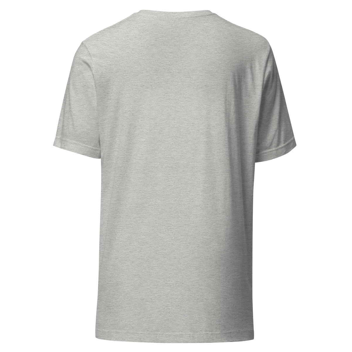 Heather grey 18th birthday tee, plain back view